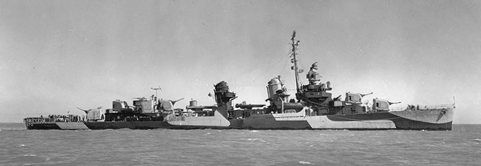 d-180 fgs zerstörer z6 german navy type-119 class destroyer uss charles ausburne dd-570