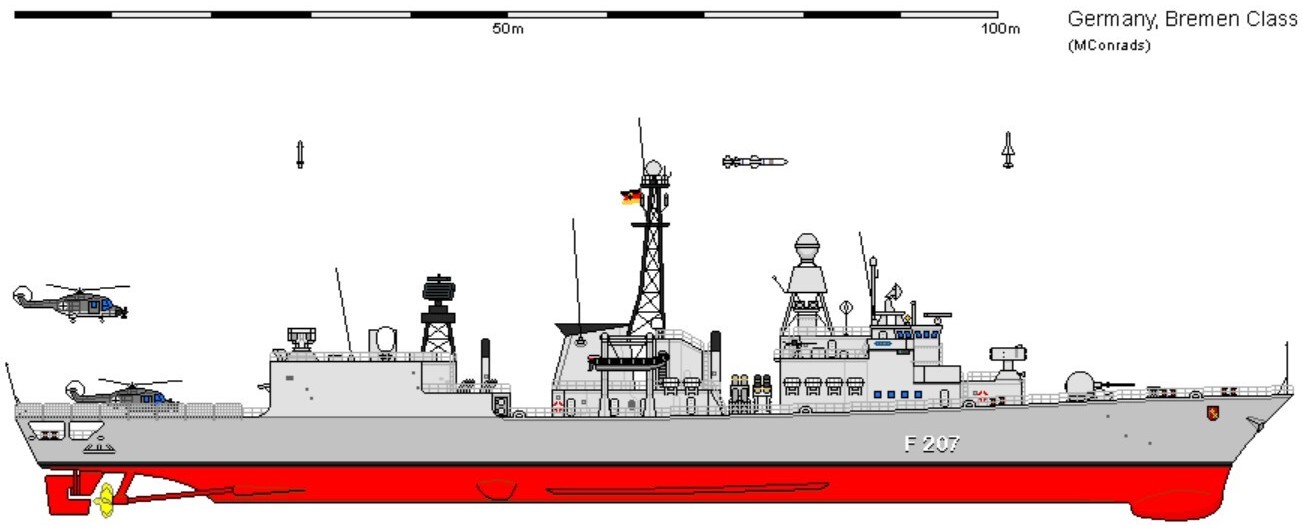 type 122 bremen class frigate german navy 07x drawing