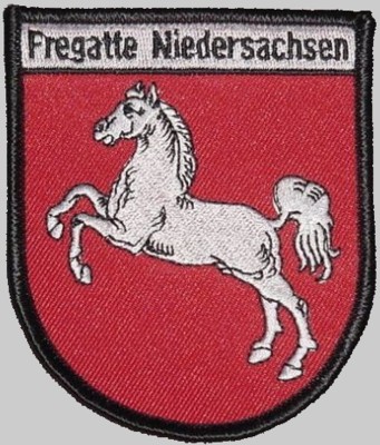 f-208 fgs niedersachsen patch crest badge insigna 02p type 122 class frigate german navy