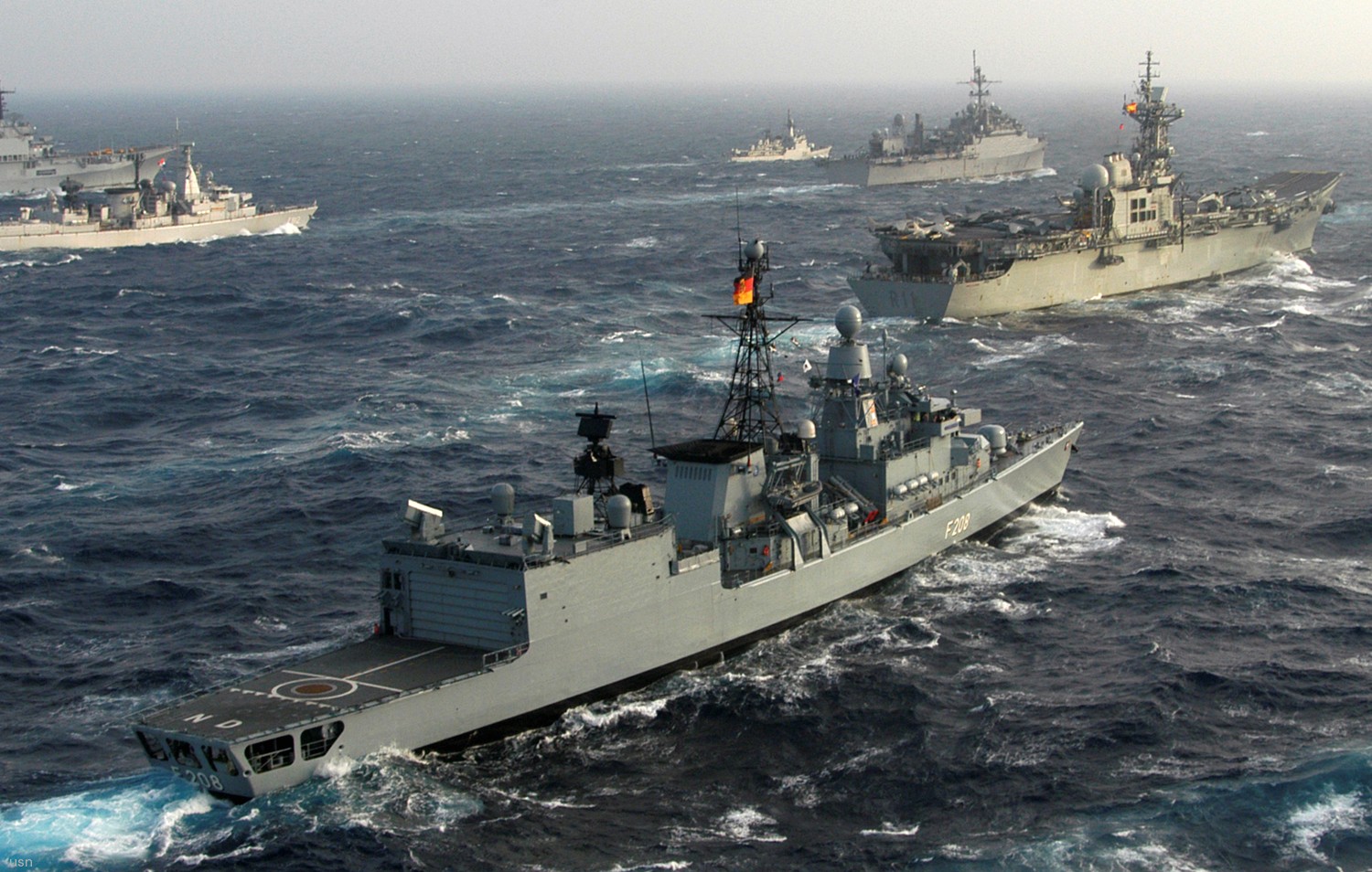 f-208 fgs niedersachsen type 122 bremen class frigate german navy 16