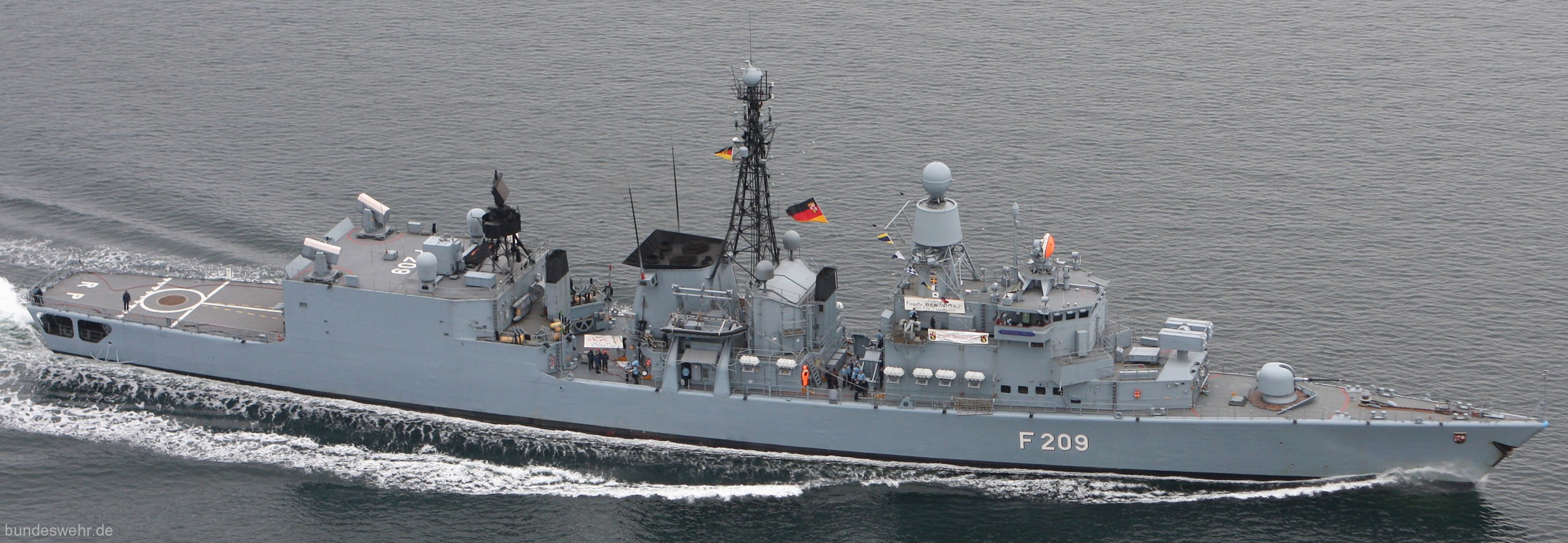 f-209 fgs rheinland-pfalz type 122 bremen class frigate german navy deutsche marine fregatte 09