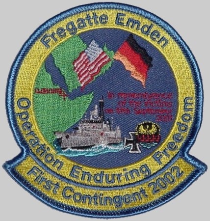 f-210 fgs emden cruise patch badge insigia type 122 bremen class frigate german navy 05