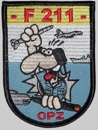 f-211 fgs koln köln cruise patch insignia crest type 122 bremen class frigate german navy 06