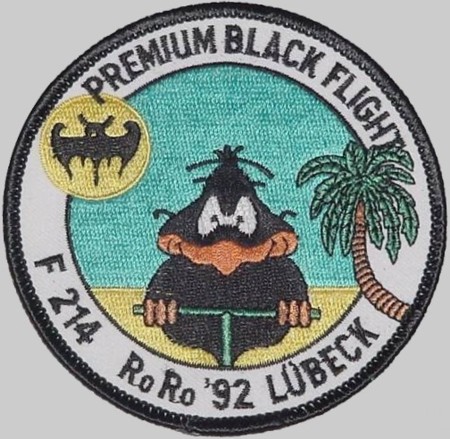 f-214 fgs lubeck cruise patch insignia crest type 122 bremen class frigate german navy 06