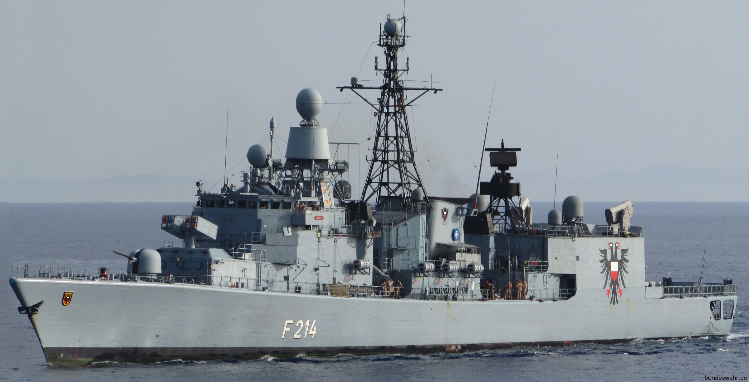 f-214 fgs lübeck type 122 bremen class frigate german navy deutsche marine fregatte 57