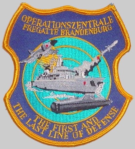 f-215 fgs brandenburg cruise patch badge type 123 class frigate german navy 08
