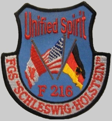 f-216 fgs schleswig holstein cruise patch badge type 123 class frigate german navy 06