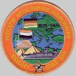 f-218 fgs mecklenburg vorpommern cruise patch badge type 123 class frigate german navy 04