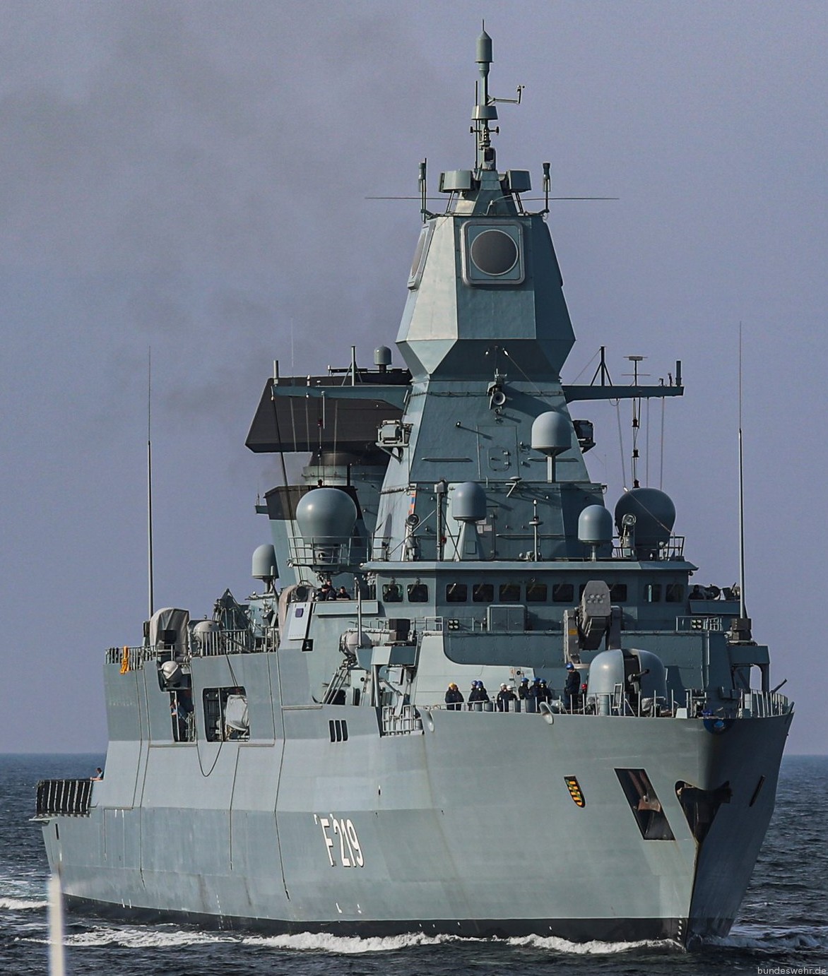 f-219 fgs sachsen type 124 class guided missile frigate ffg german navy marine fregatte 30