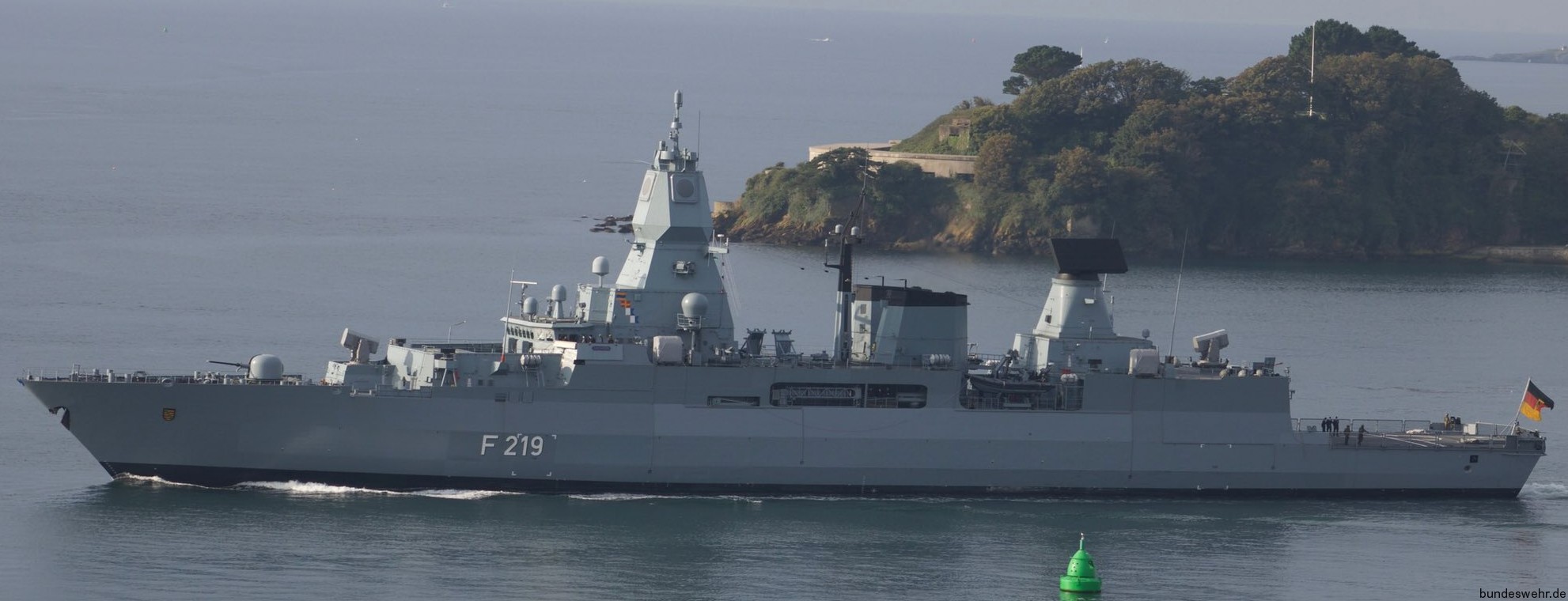 f-219 fgs sachsen type 124 class guided missile frigate ffg german navy marine fregatte 33