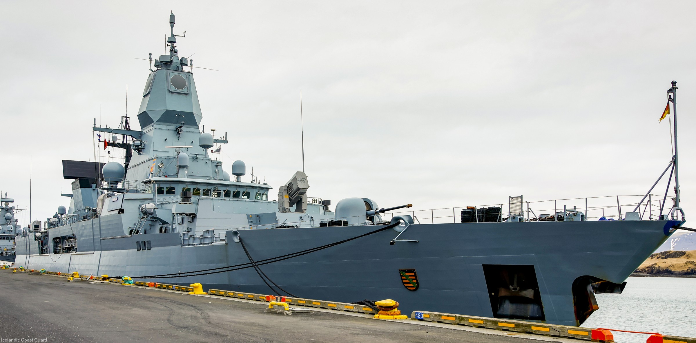 f-219 fgs sachsen type 124 class guided missile frigate ffg german navy marine fregatte iceland 39