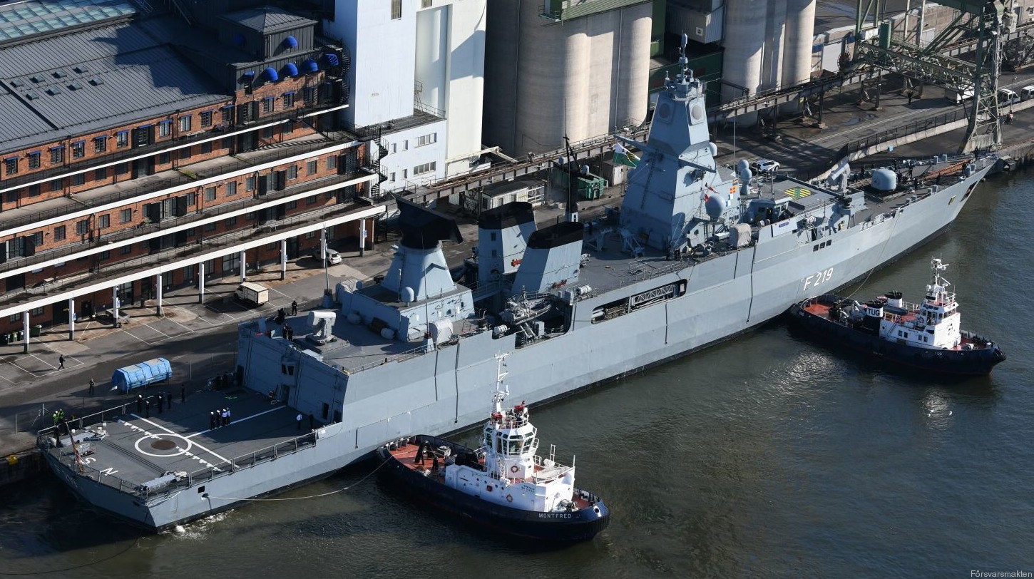f-219 fgs sachsen type 124 class guided missile frigate ffg german navy marine fregatte 40