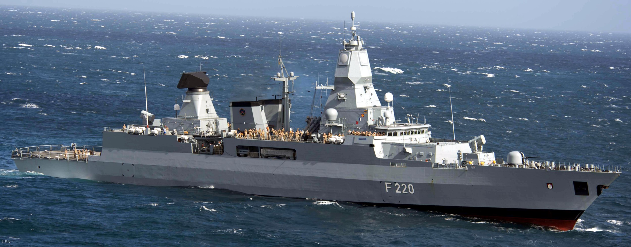 f-220 fgs hamburg type 124 sachsen class guided missile frigate german navy 13