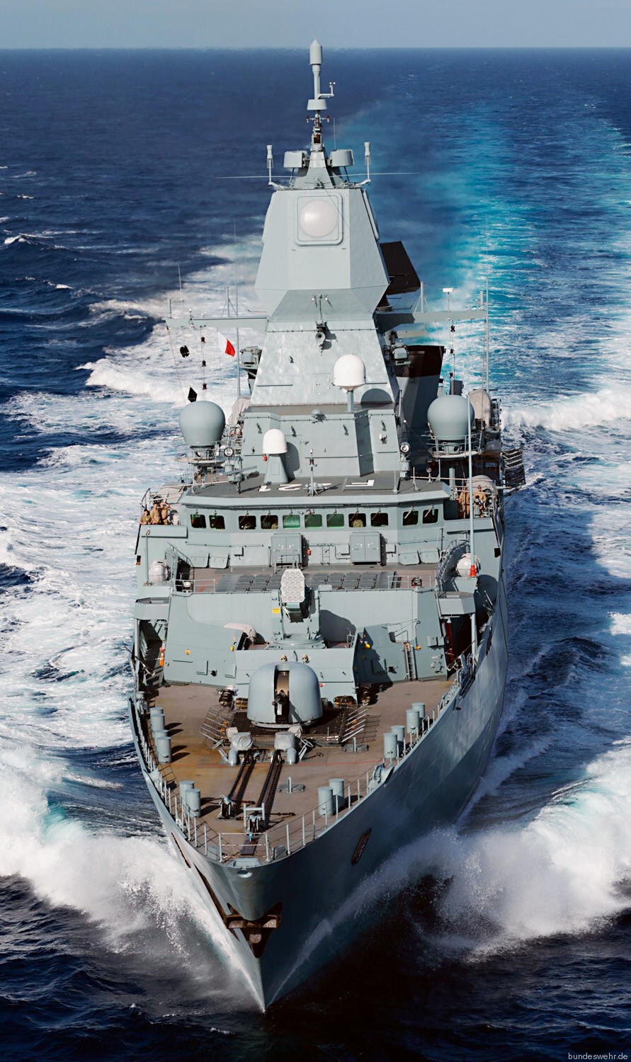 type 124 sachsen class guided missile frigate german navy f-221 fgs hessen 11x