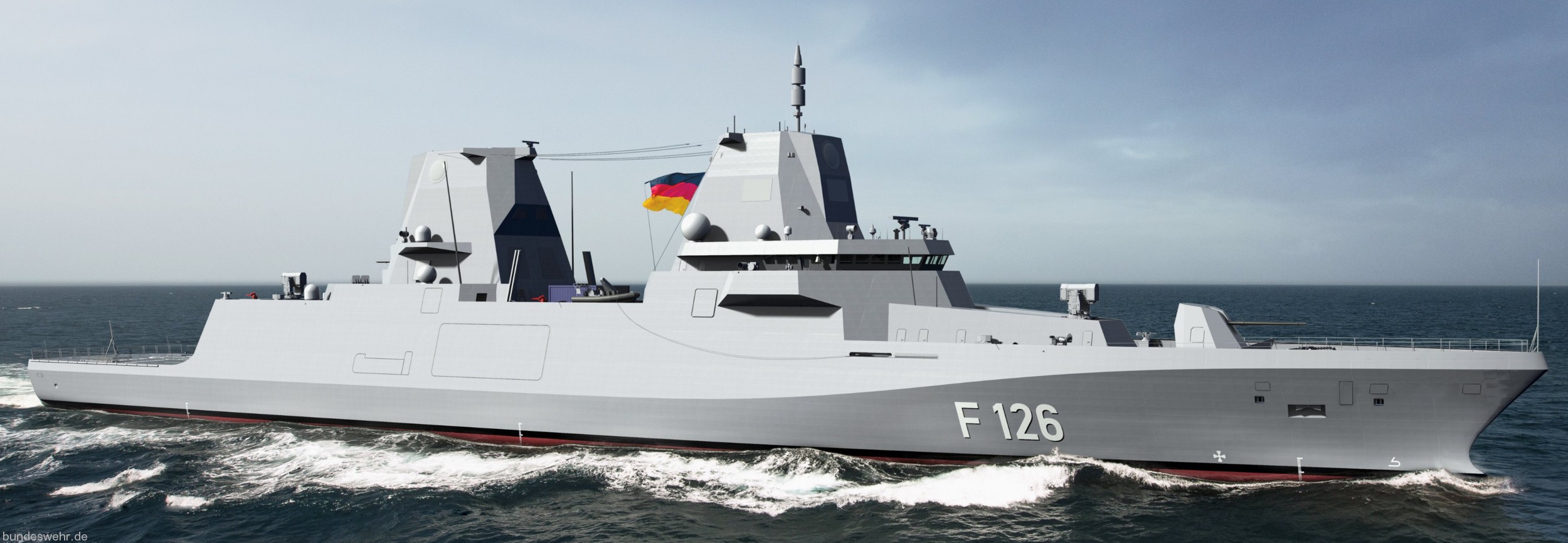 F126 Type 126 class MKS 180 Frigate German Navy Marine