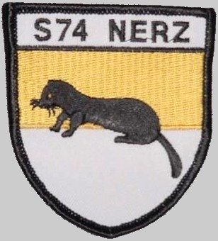 p6124 s74 fgs nerz type 143a gepard class fast attack missile craft german navy patch insignia crest