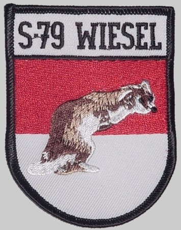p6129 s79 fgs wiesel type 143a gepard class fast attack missile craft german navy patch insignia crest
