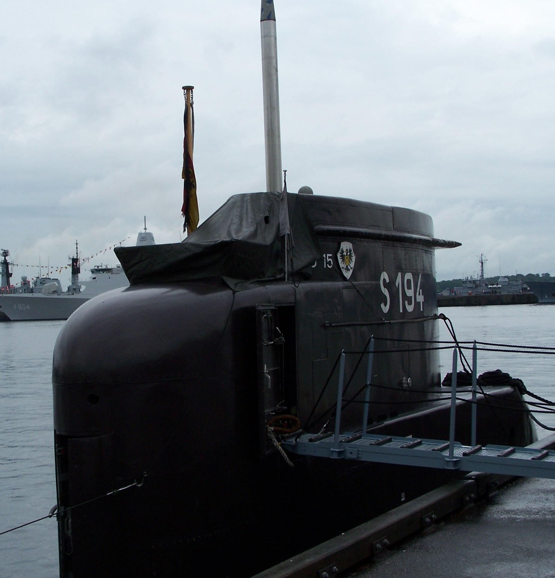 s-194 fgs u15 type 206 class submarine german navy 04