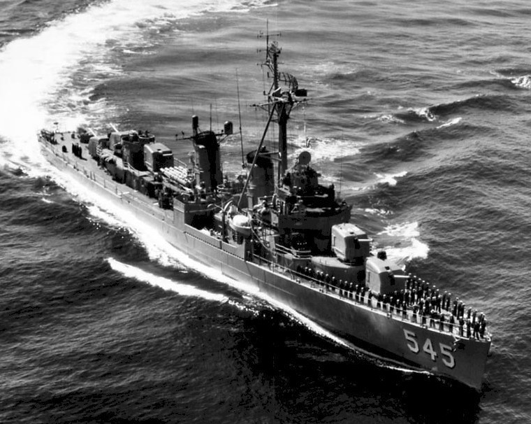 dd 545 uss bradford d 28 hs thyella fletcher class destroyer hellenic navy