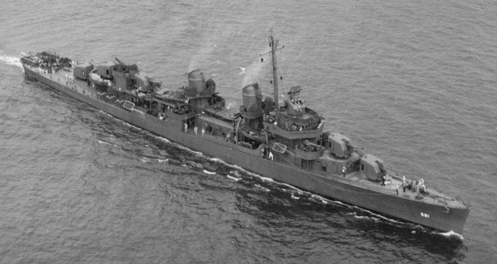 dd 581 uss charrette d 16 hs velos fletcher class destroyer hellenic navy