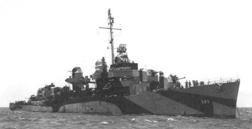 dd 583 uss hall d 56 hs lonchi fletcher class destroyer hellenic navy