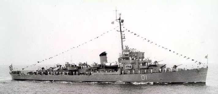 d-01 hs aetos cannon class destroyer escort hellenic navy