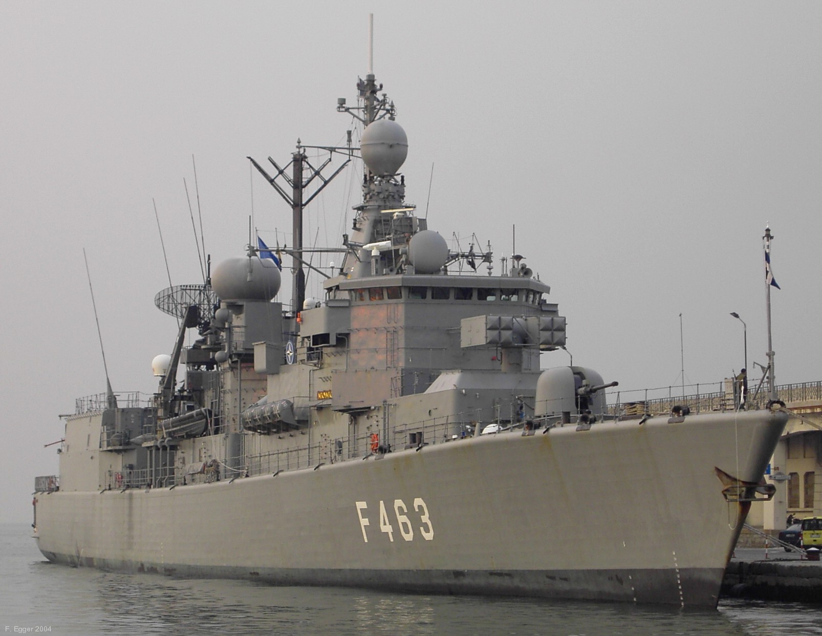 f 463 hs bouboulina elli kortenaer class frigate hellenic navy greece 15 trieste nato stanavformed 2004