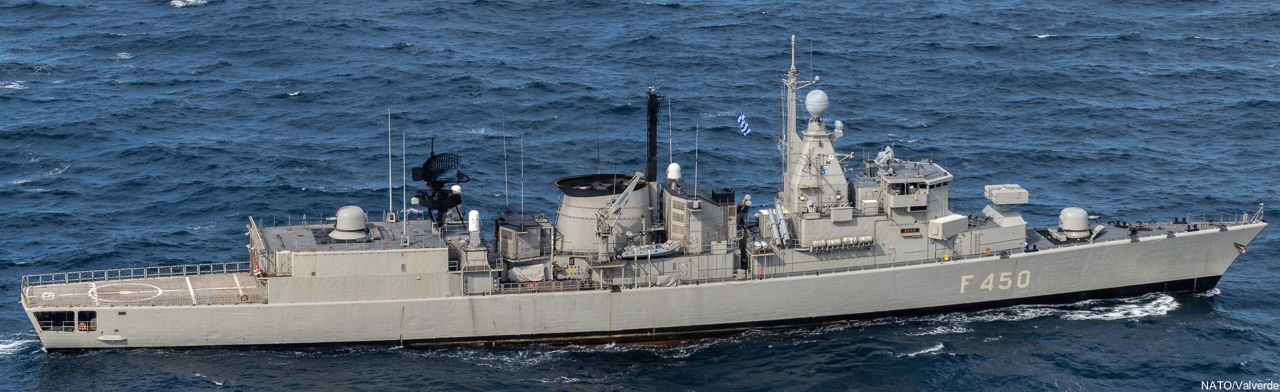 f-450 hs elli kortenaer standard class frigate hellenic navy greece nato snmg 08