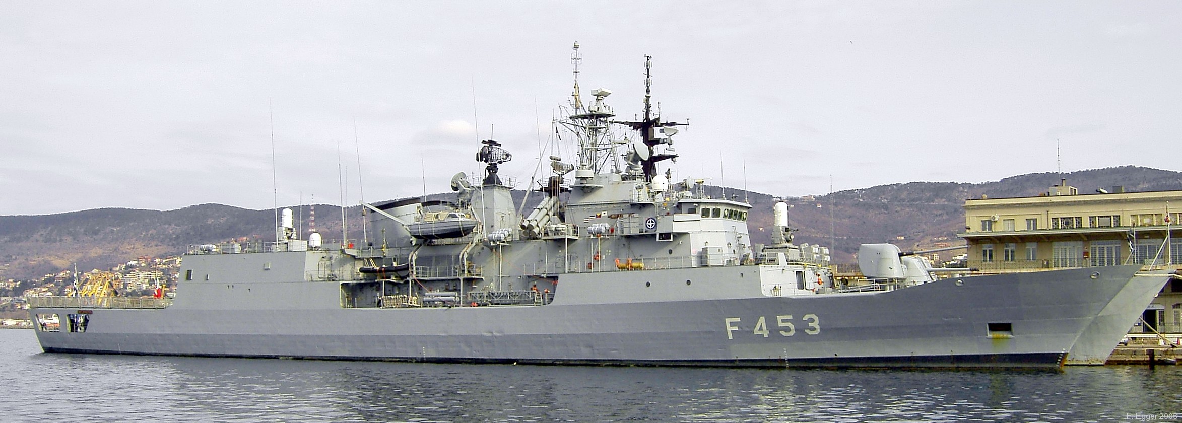 f 453 hs spetsai hydra class frigate meko-200hn hellenic navy greece 02 standing nato response force maritime group 2 snmg-2 trieste italy 2006