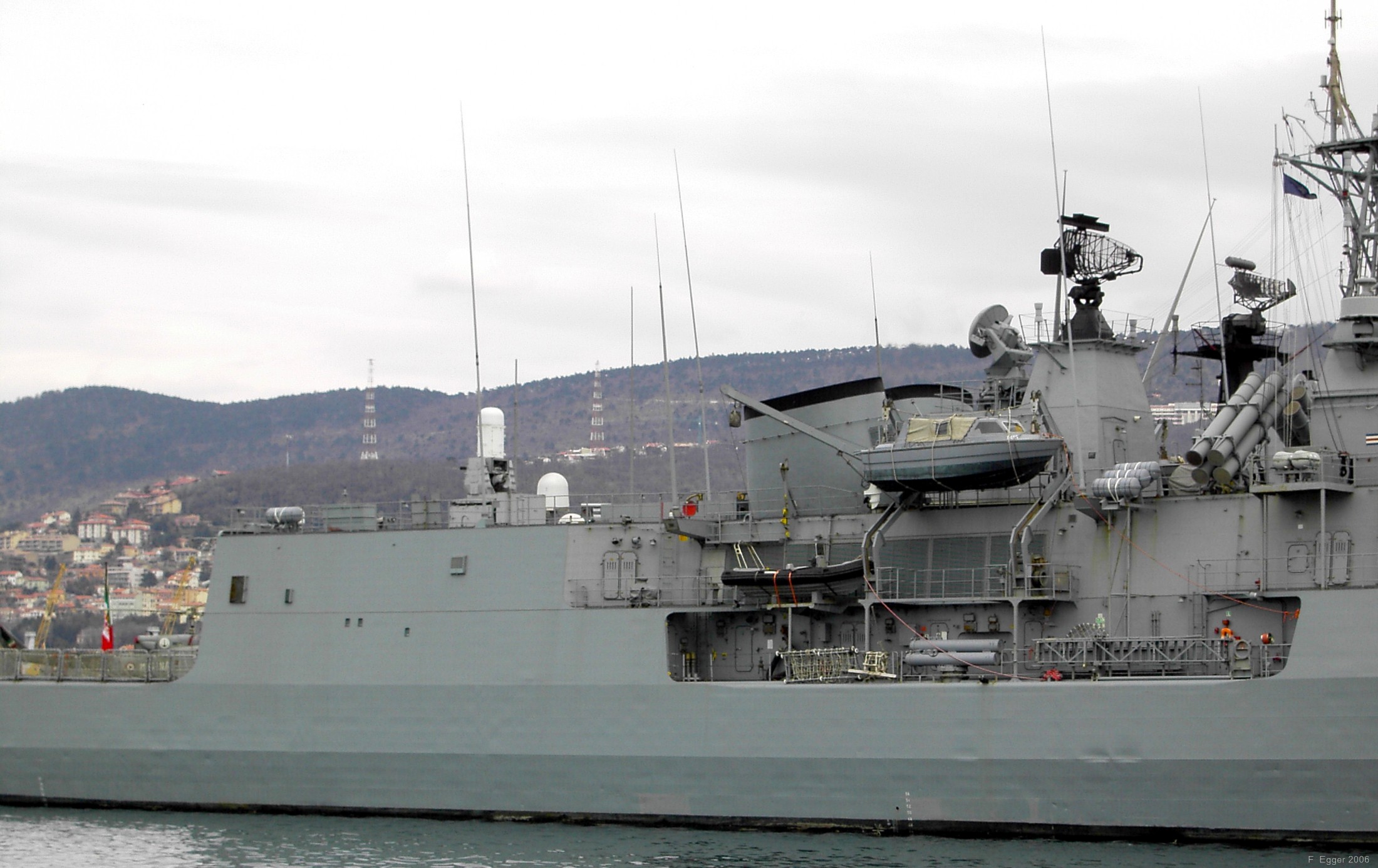 f 453 hs spetsai hydra class frigate meko-200hn hellenic navy greece standing nato response force maritime group 2 snmg-2 trieste italy 2006 12
