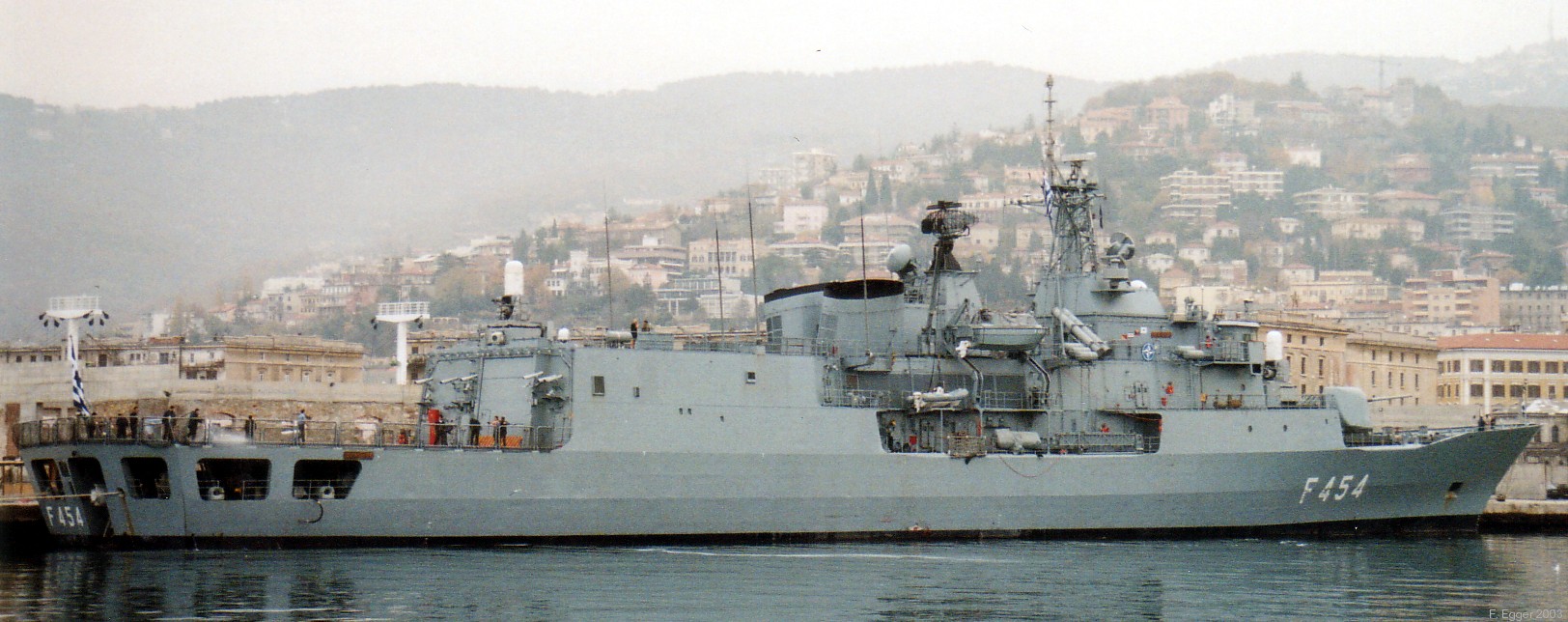 f 454 hs psara hydra class frigate meko-200hn hellenic navy greece nato standing naval force mediterranean stanavformed trieste italy 2003 04