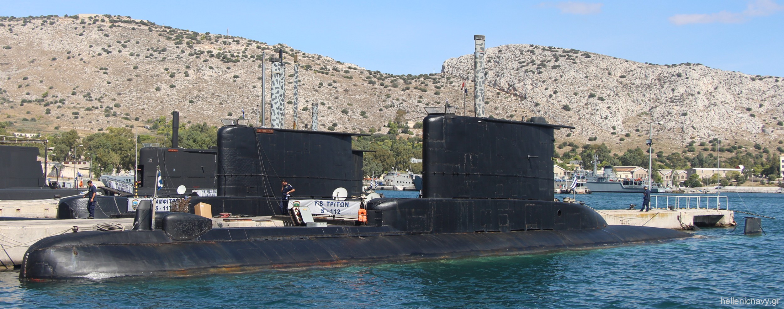 glaukos class type 209-100 submarine hellenic navy greece nereus triton proteus