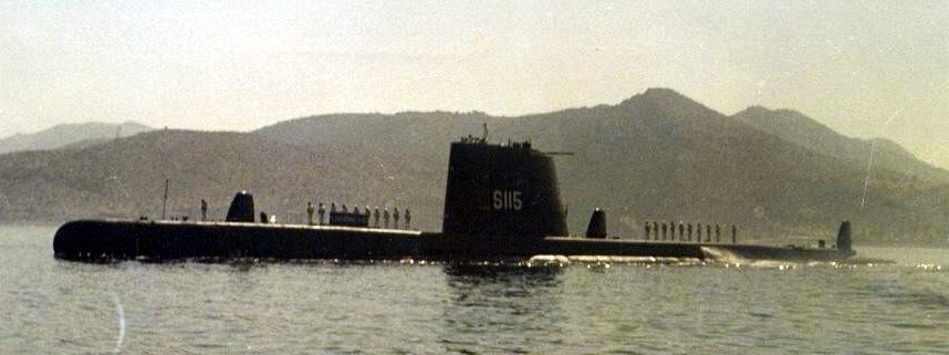 s 115 hs katsonis tench class submarine hellenic navy greece
