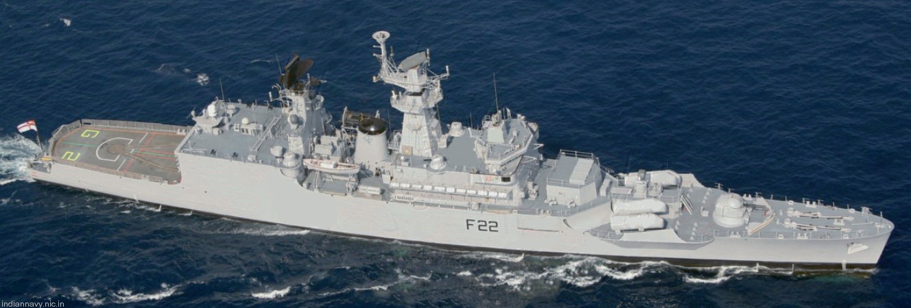 godvari class project 16 p-16 guided missile frigate ffg indian navy ins ganga gomati