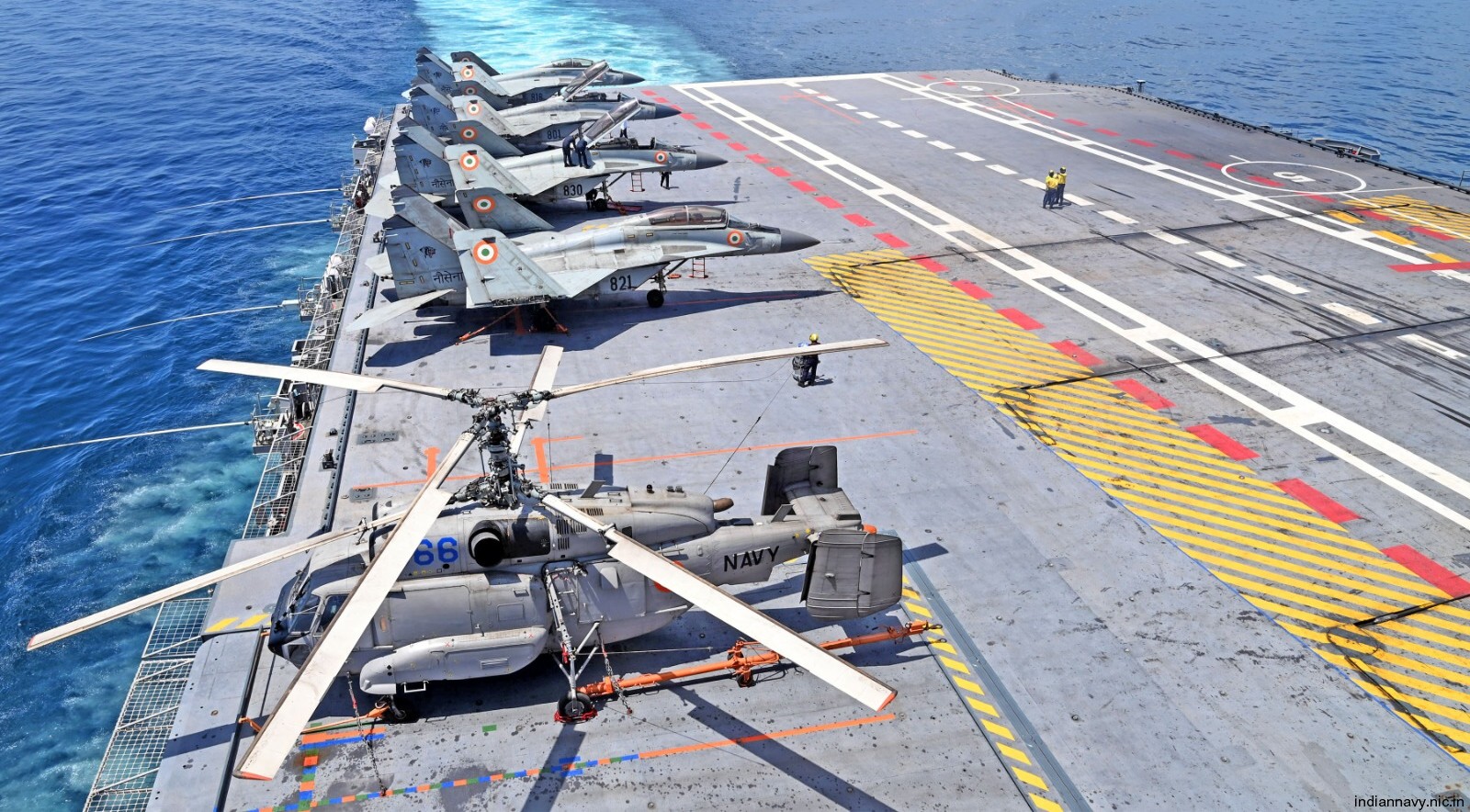 r11 ins vikrant aircraft carrier indian navy iac-1 mig-29k ka-31 22