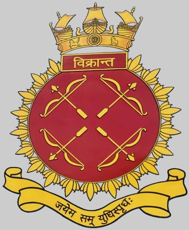 r11 ins vikrant insignia crest patch badge aircraft carrier indian navy iac-1 02c