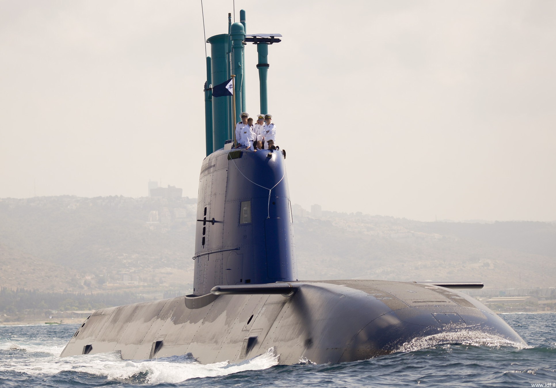 dolphin ii class submarine ssk aip israel navy heil hayam ins tanin 02