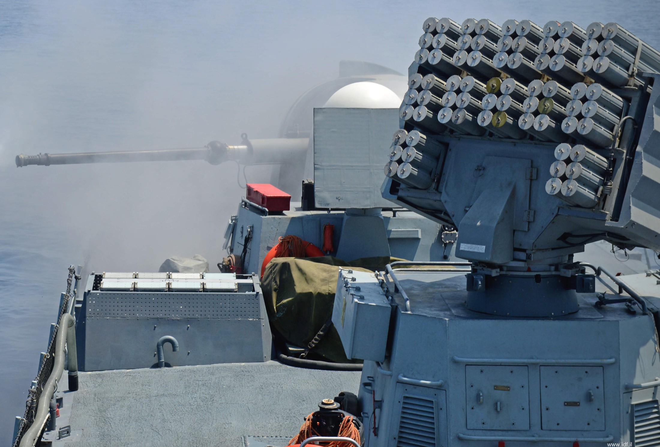 sa'ar 4.5 class missile boat hetz israeli navy heil hayam elbit deseaver mk-4 decoy launching system dcls 08