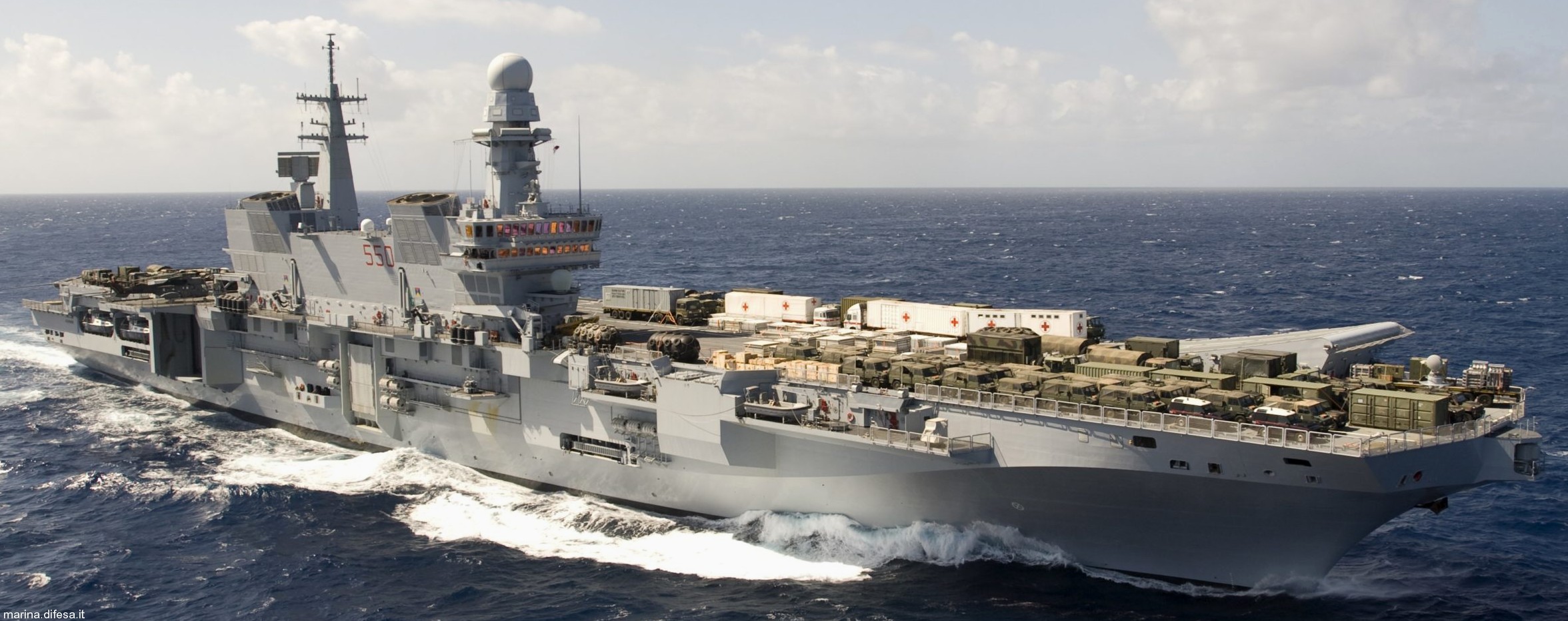 c550 its cavour aircraft carrier italian navy marina militare nave 129