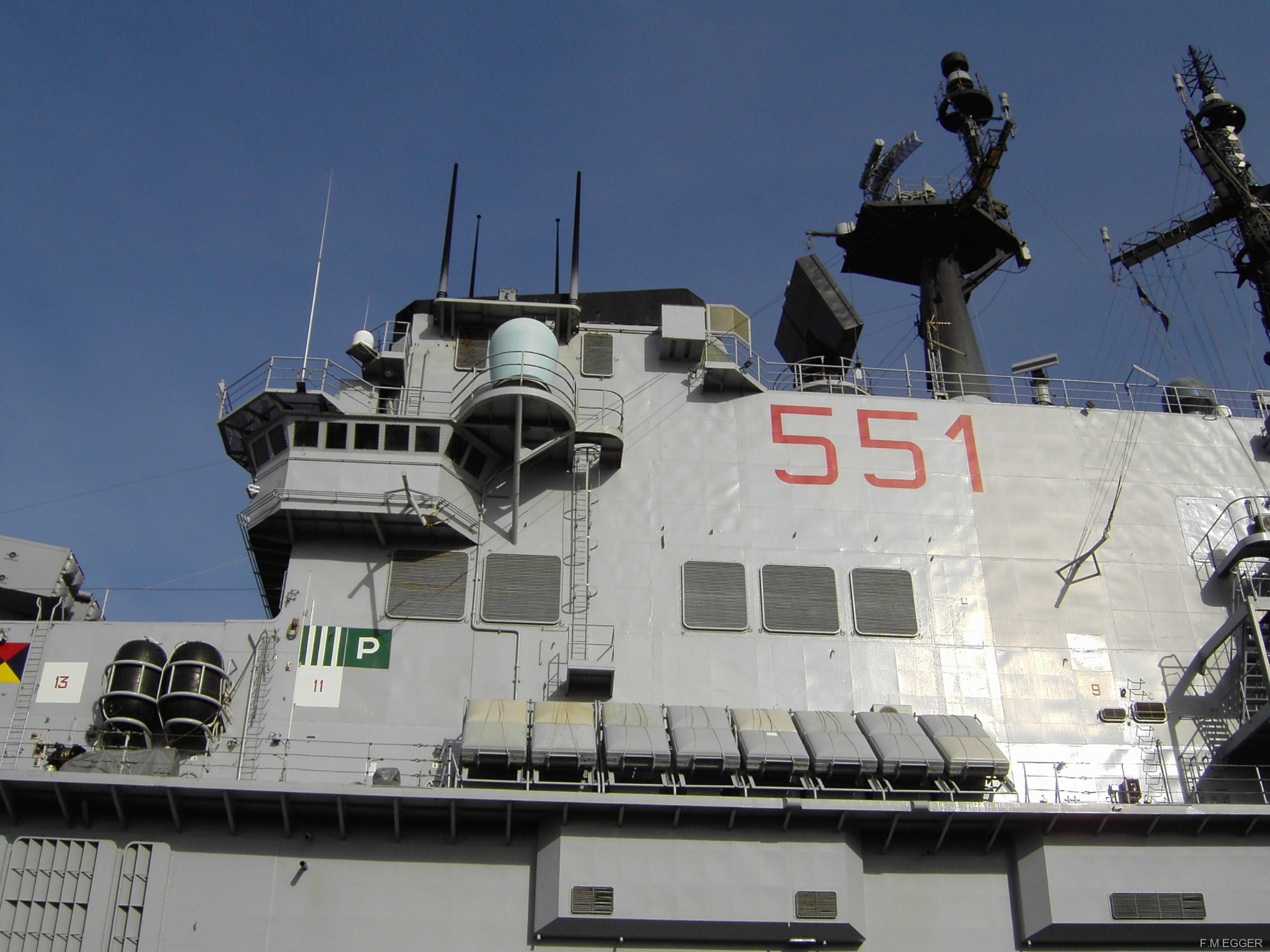c-551 its giuseppe garibaldi aircraft carrier italian navy port visit trieste 2004 13