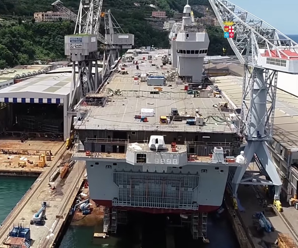 l-9890 its trieste lhd landing ship helicopter dock nave italian navy marina militare 10