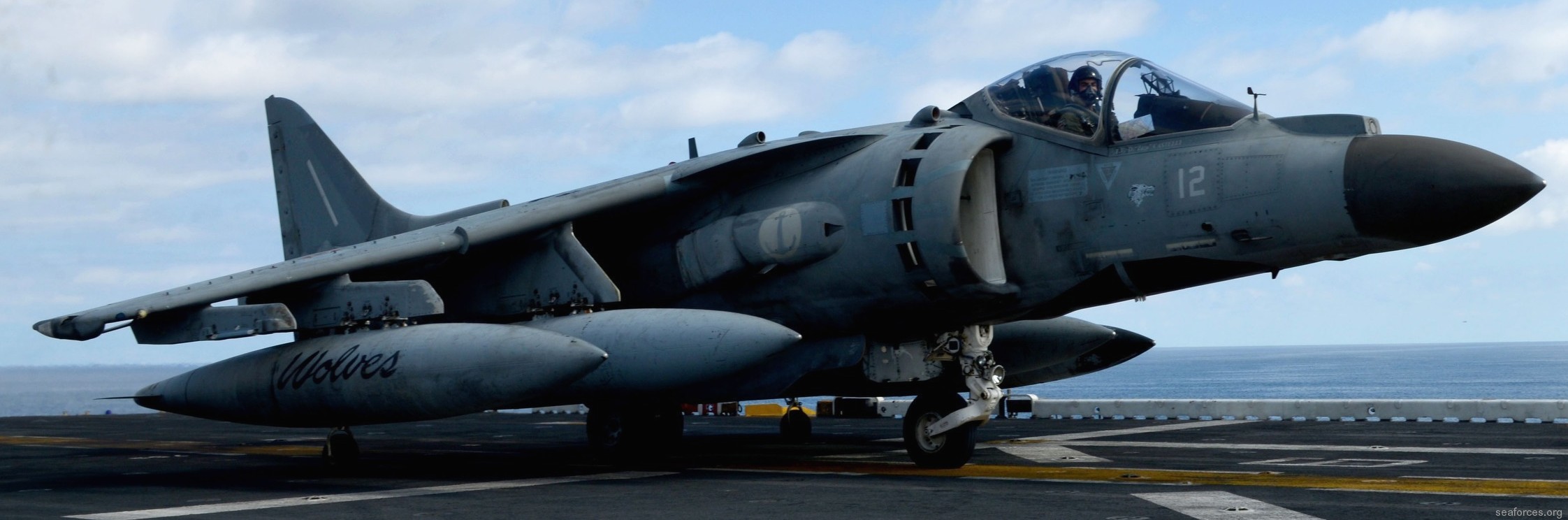 av-8b harrier ii italian navy marina militare grupaer wolves aircraft carrier 10