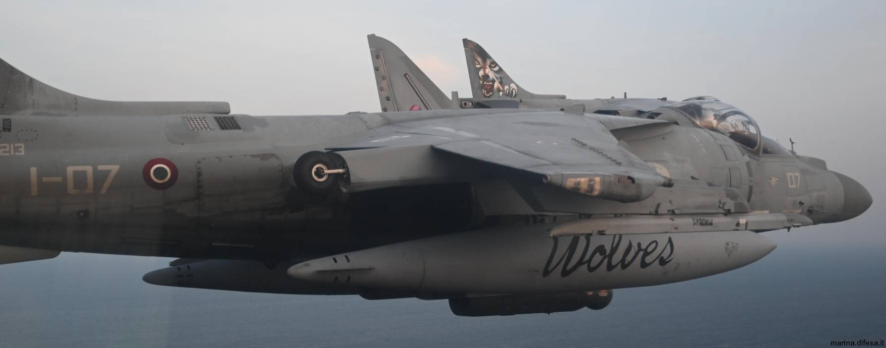 av-8b harrier ii+ italian navy marina militare grupaer wolves aircraft carrier 100