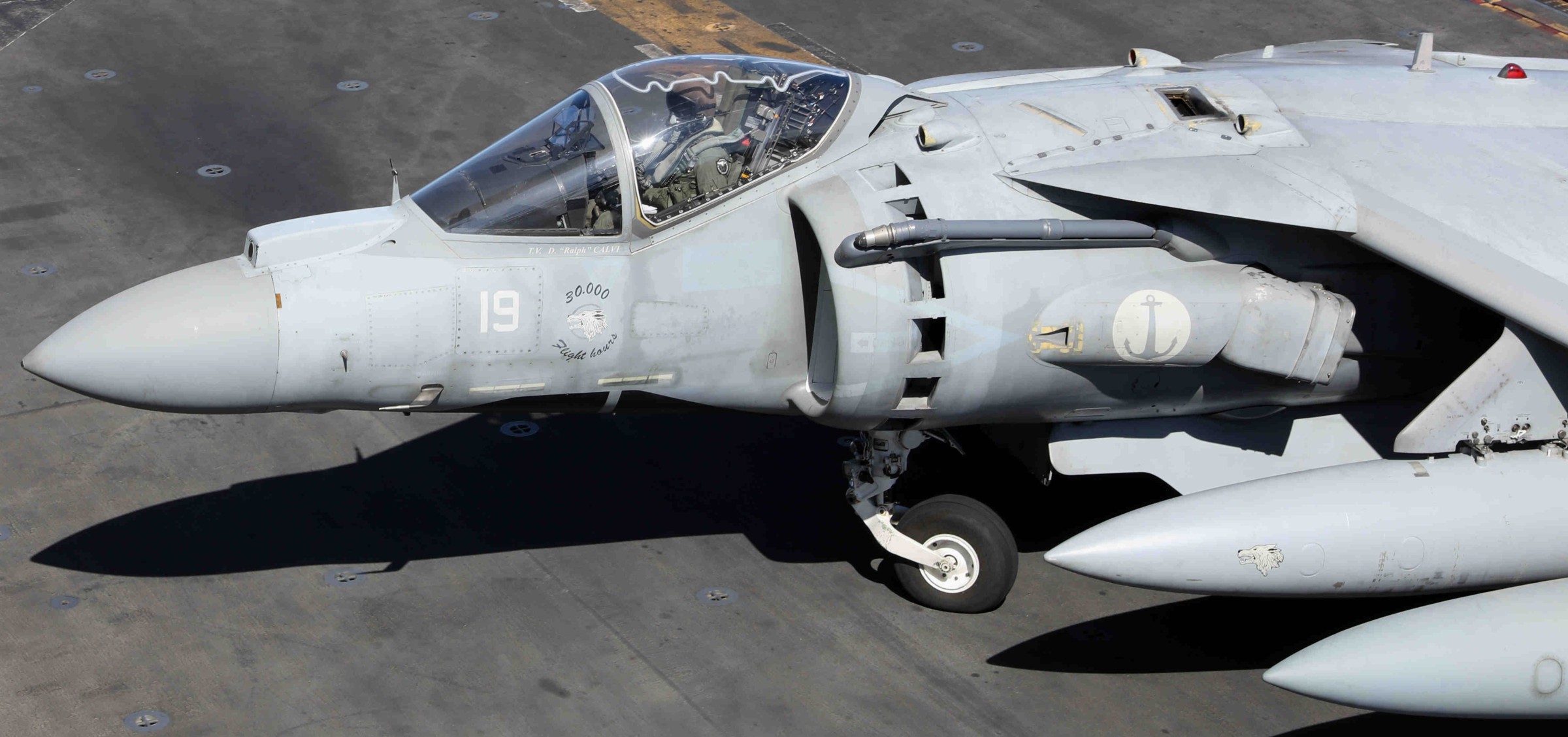 av-8b harrier ii+ italian navy marina militare grupaer wolves aircraft carrier 104