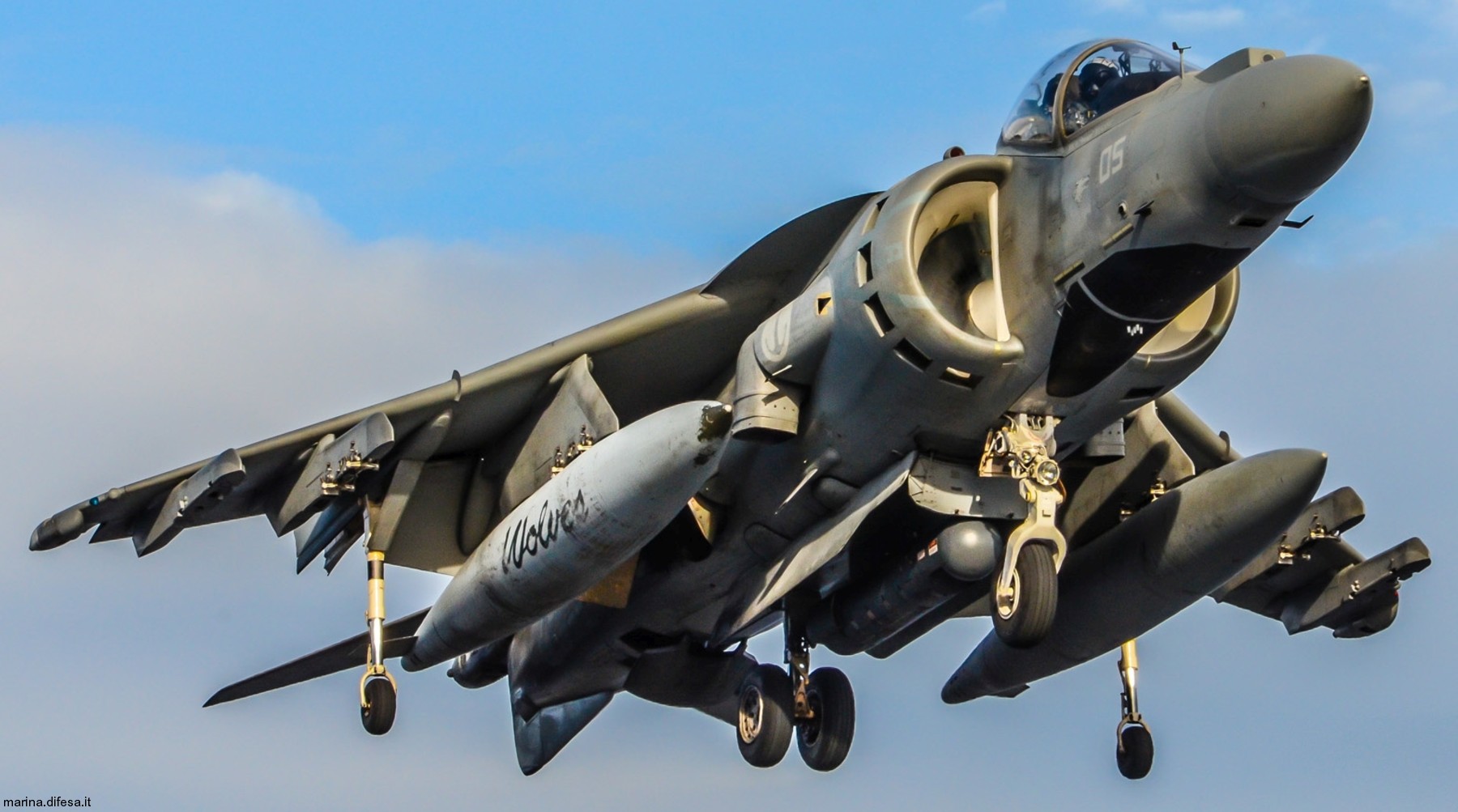 av-8b harrier ii+ italian navy marina militare grupaer wolves aircraft carrier 133