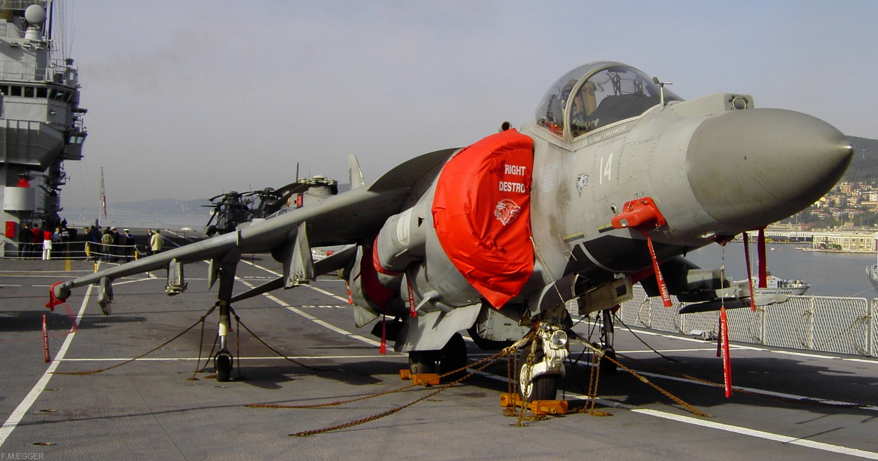 av-8b harrier ii italian navy marina militare grupaer wolves aircraft carrier 78