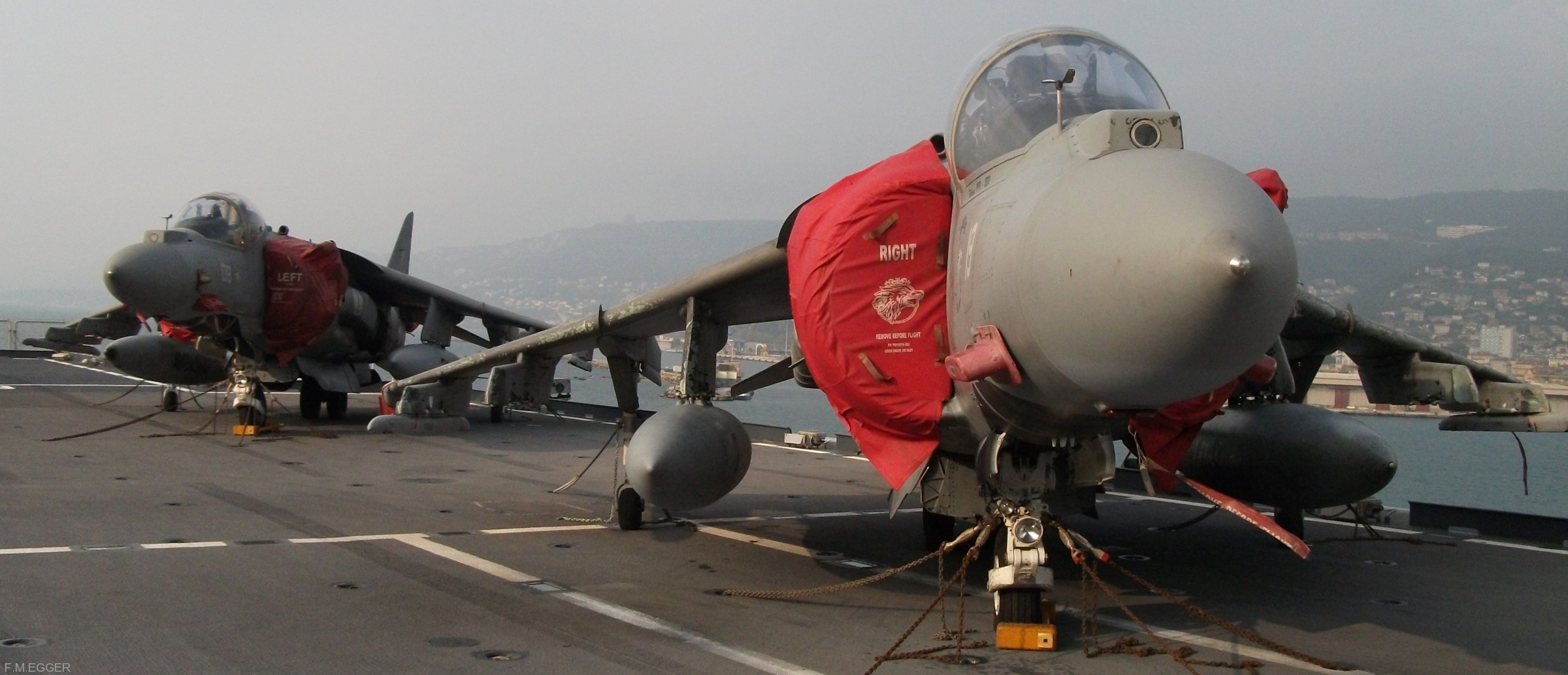 av-8b harrier ii italian navy marina militare grupaer wolves aircraft carrier 90