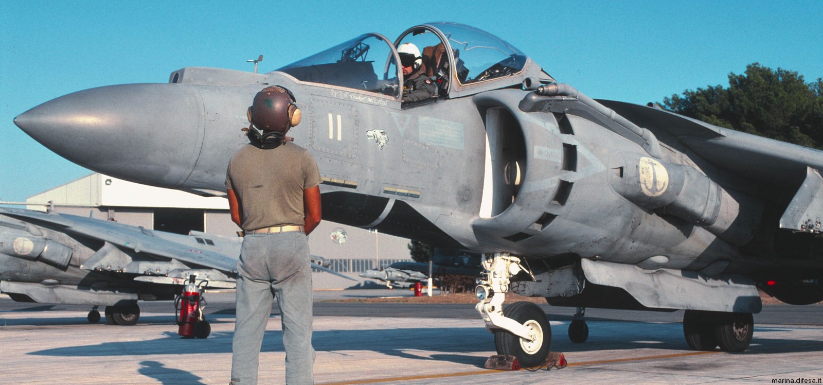 av-8b harrier ii+ italian navy marina militare grupaer wolves aircraft carrier 96