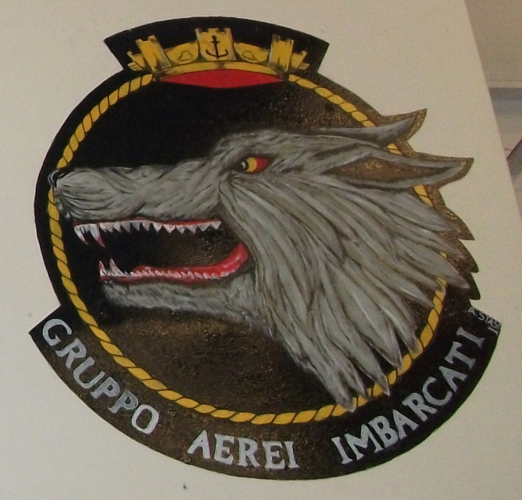 gruppo aerei imbarcanti grupaer insignia crest patch badge av-8b harrier italian navy 02