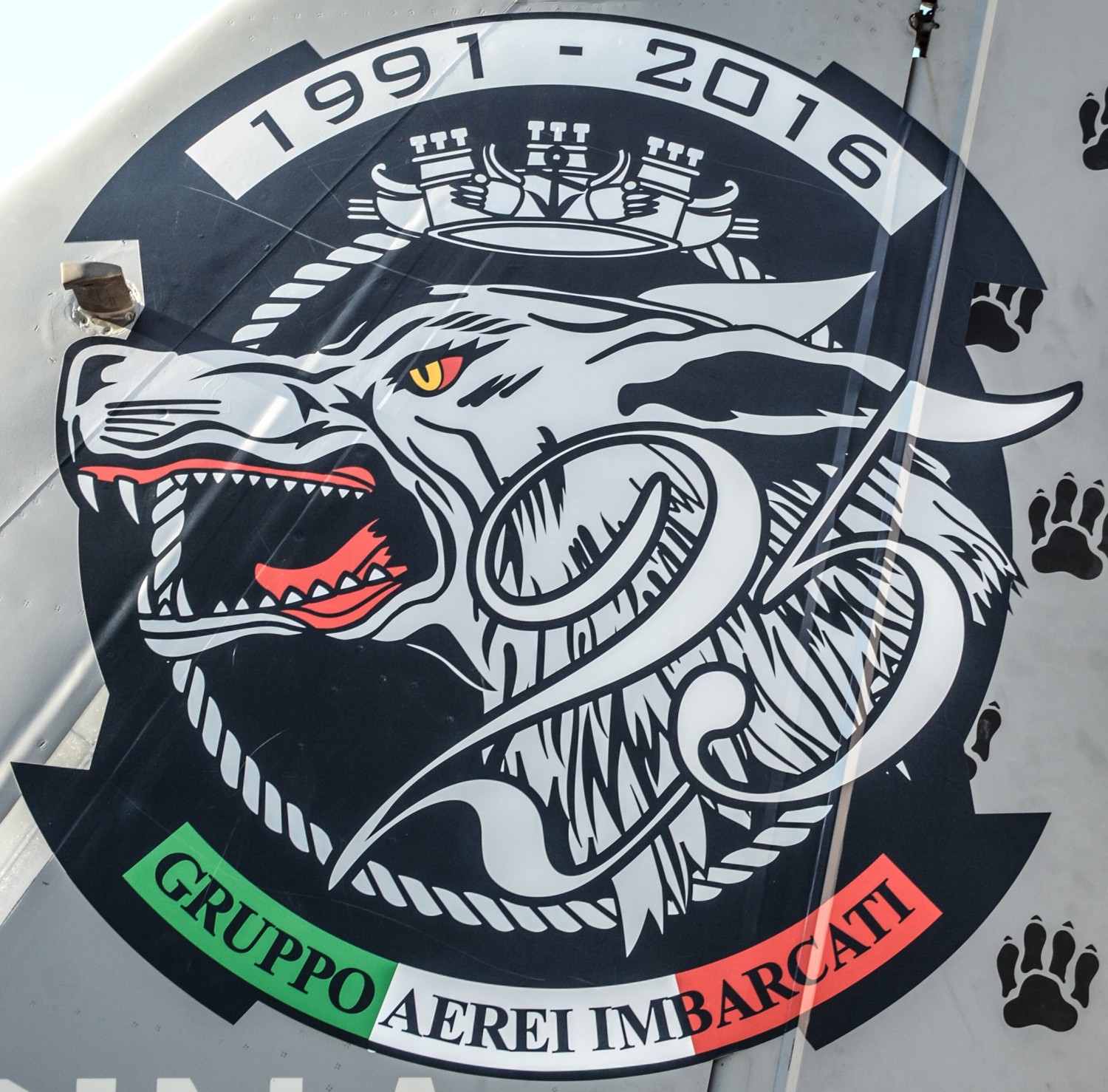 gruppo aerei imbarcati grupaer insignia crest patch av-8b harrier italian navy 04